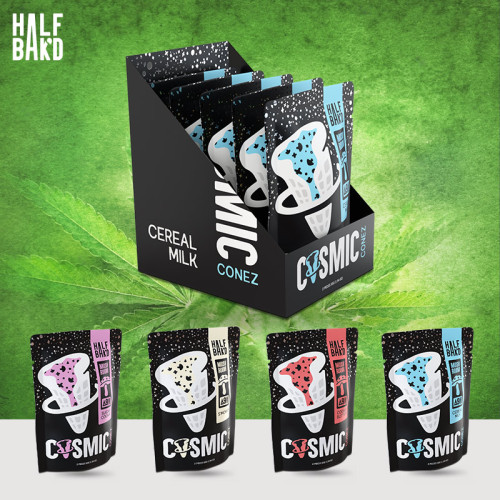 HALF BAK’D DELTA-9 MUSHROOM COSMIC CONEZ 2CT/5PK